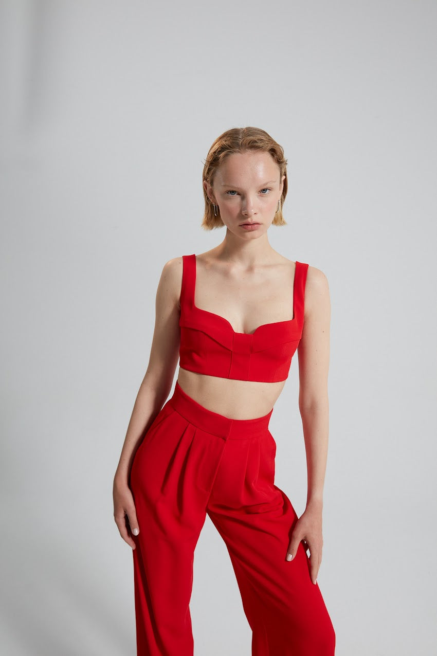 Mira Bustier (Red)
