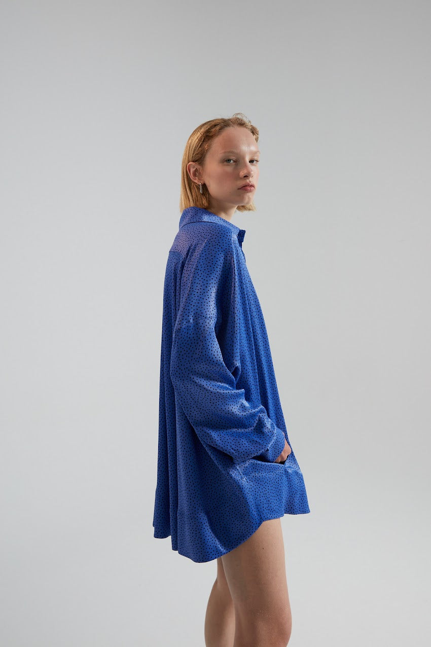 Navi Long Shirt Dress